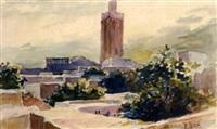 EDOUARD HERZIG MINARET ET TERRASSES